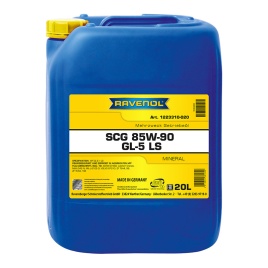 Трансмиссионное масло RAVENOL SCG Super Construction Gear 85W-90 GL-5 LS (20л)