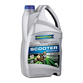 Моторное масло для 2-Такт скутеров RAVENOL Scooter 2-Takt Teilsynth (4л)