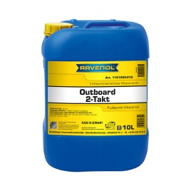 Моторное масло для 2Т лод.моторов RAVENOL Outboardoel 2T Fullsynth. (10л)