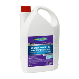 Антифриз готовый RAVENOL OTC COLD CLIMATE -60°С Protect C12+ (5л)