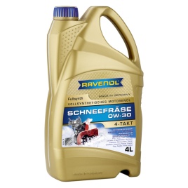 Масло для 4-Такт снегоуб.техники RAVENOL Schneefraese 4-Takt SAE 0W-30 (4л)