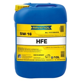 Моторное масло RAVENOL High Fuel Economy HFE SAE 5W-16 (10л)