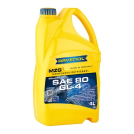 Трансмиссионное масло RAVENOL Getriebeoel MZG SAE 80 GL 4 (4л)