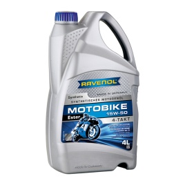 Моторное масло RAVENOL Motobike 4-T Ester SAE 15W-50 (4л)
