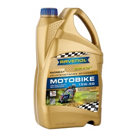 Моторное масло RAVENOL Racing 4-T Motobike SAE 15W-50 (4л)