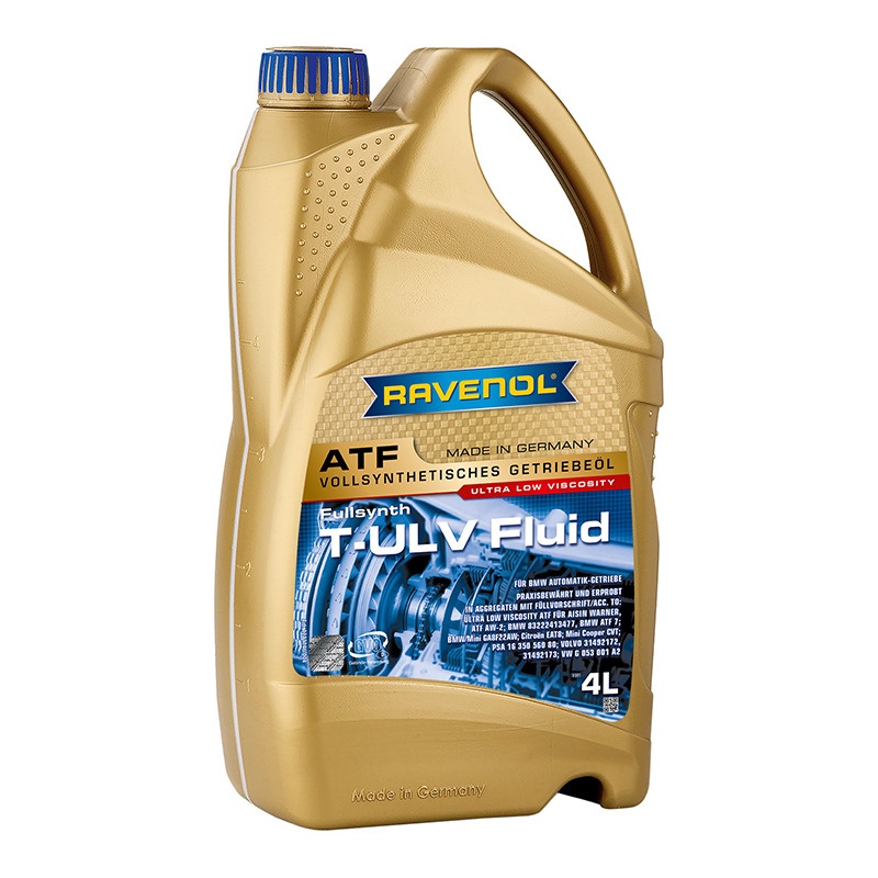 Трансмиссионное масло RAVENOL ATF T-ULV Fluid (4л) фото 1