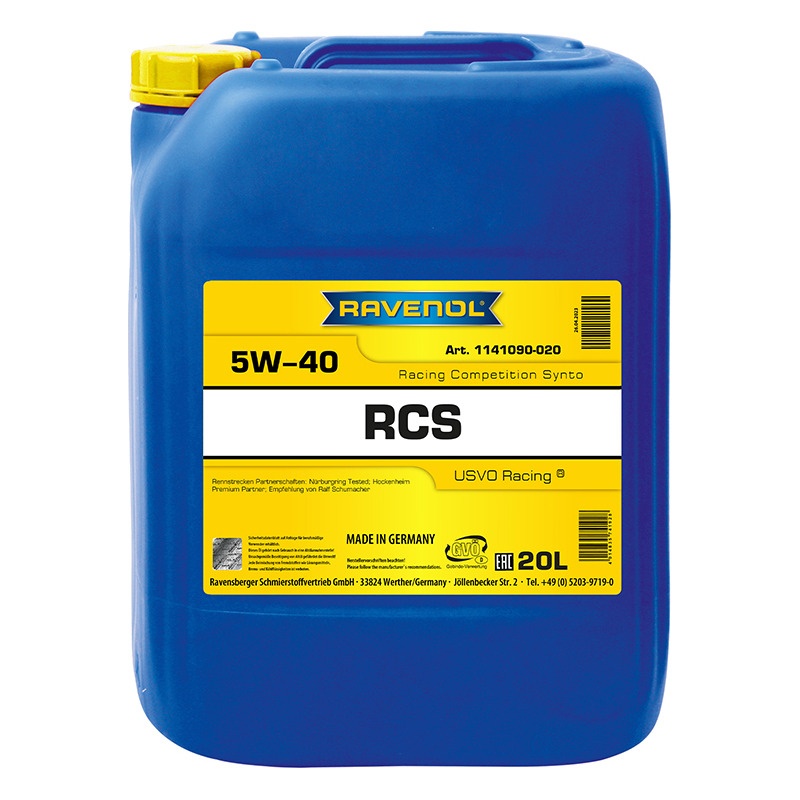 Моторное масло RAVENOL RCS Racing Competition Synto SAE 5W-40 (20л) фото 1