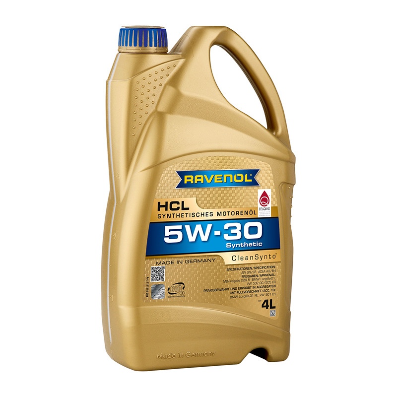 Моторное масло RAVENOL HCL SAE 5W-30 (4л) фото 1