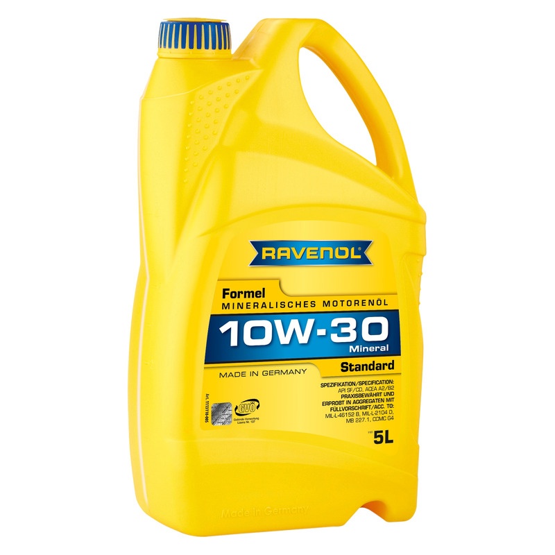 Моторное масло RAVENOL Formel Standard SAE 10W-30 (5л) фото 1