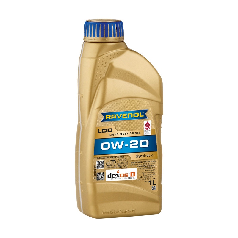 Моторное масло RAVENOL LDD Light Duty Diesel SAE 0W-20 (1л) фото 1