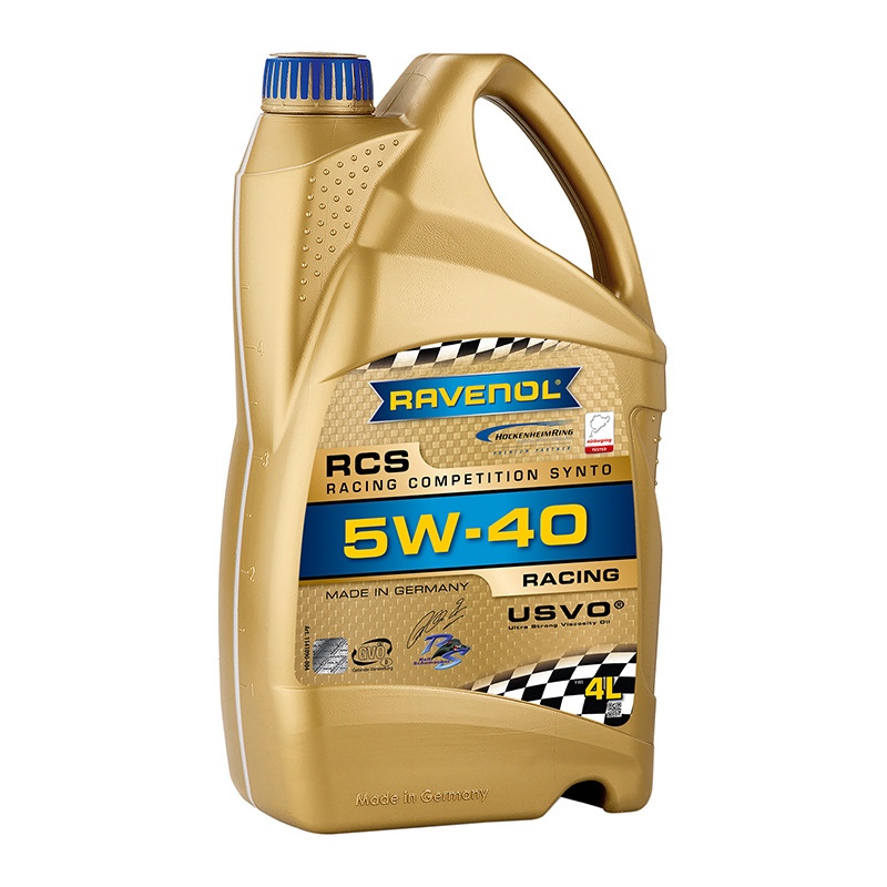 Моторное масло RAVENOL RCS Racing Competition Synto SAE 5W-40 (4л) фото 1