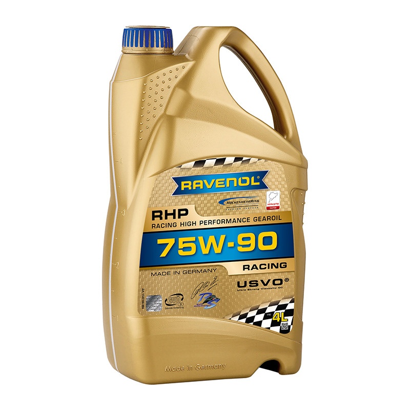 Трансмиссионное масло RAVENOL RHP Racing High Performance Gear SAE 75W-90 (4л) фото 1