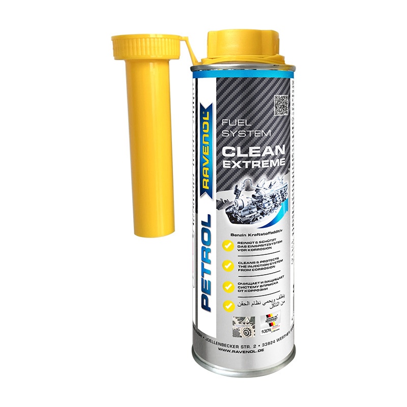 Присадка-очиститель топливной системы бензиновых двигателей RAVENOL Petrol Clean Extreme (0,3 л) фото 1