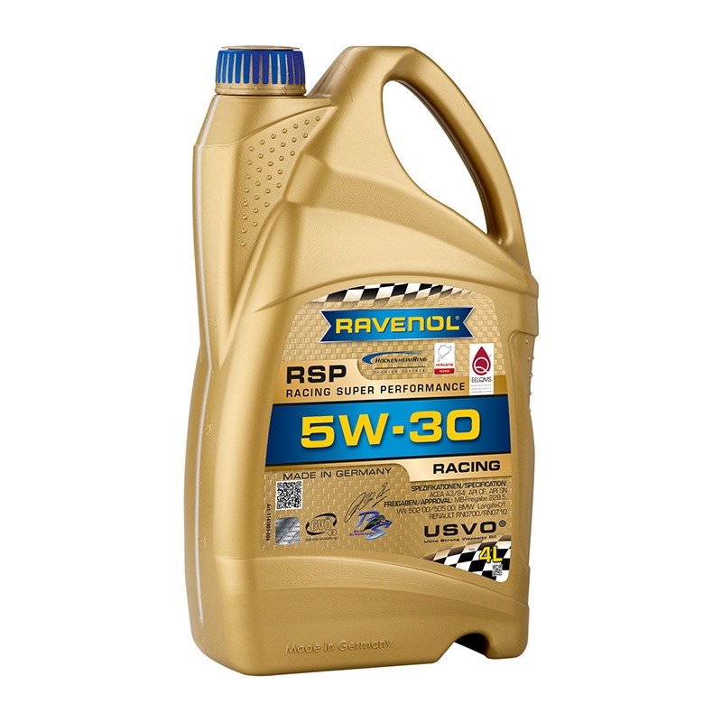 Моторное масло RAVENOL RSP Racing Super Performance SAE 5W-30 (4л) фото 1