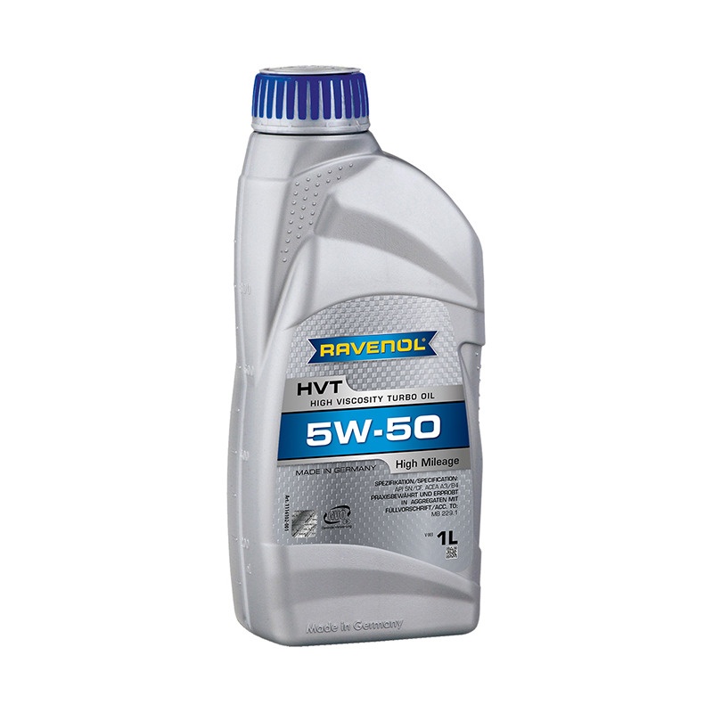 Моторное масло RAVENOL HVT High Viscosity Turbo Oil SAE 5W-50 (1л) фото 1