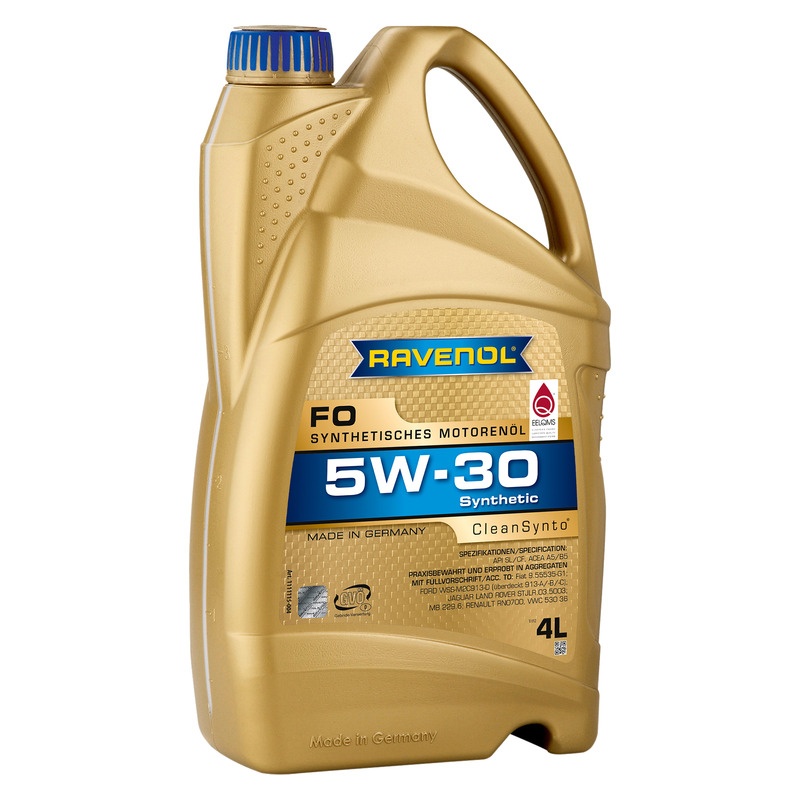 Моторное масло RAVENOL FO SAE 5W-30 (4л) фото 1