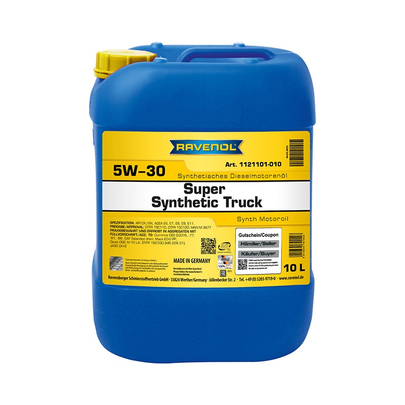Моторное масло RAVENOL Super Synthetic Truck SAE 5W-30 (10л) фото 1