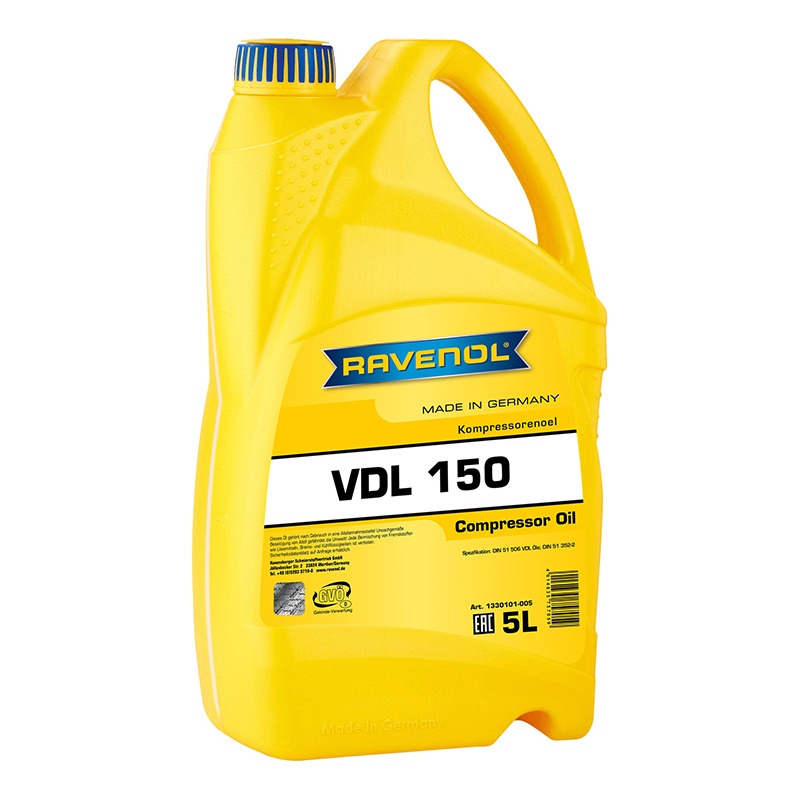 Компрессорное масло RAVENOL Kompressorenoel VDL 150 (5л) фото 1