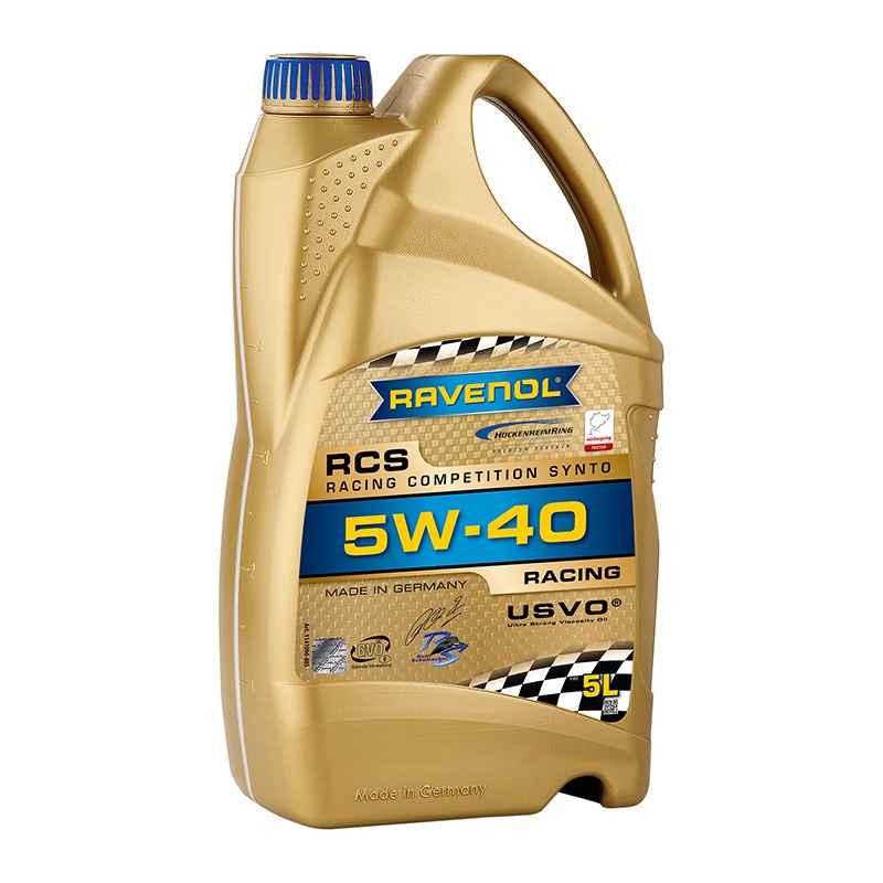 Моторное масло RAVENOL RCS Racing Competition Synto SAE 5W-40 (5л) фото 1