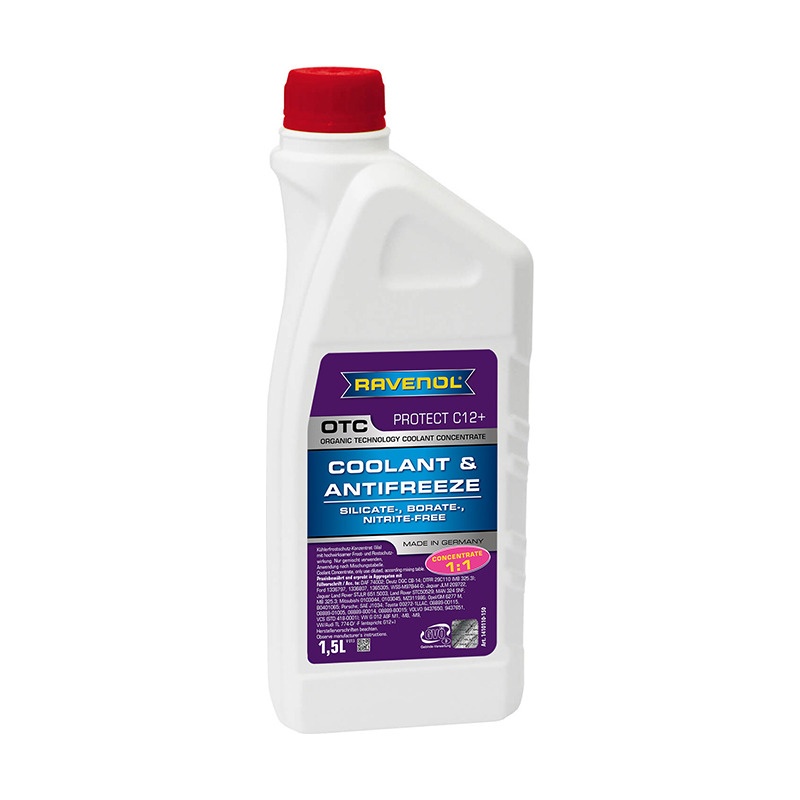 Антифриз концентрированный RAVENOL OTC Concentrate Protect C12+ (1,5л) фото 1