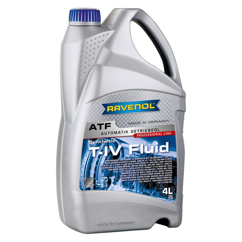 Трансмиссионное масло RAVENOL ATF T-IV Fluid (4л) фото 1