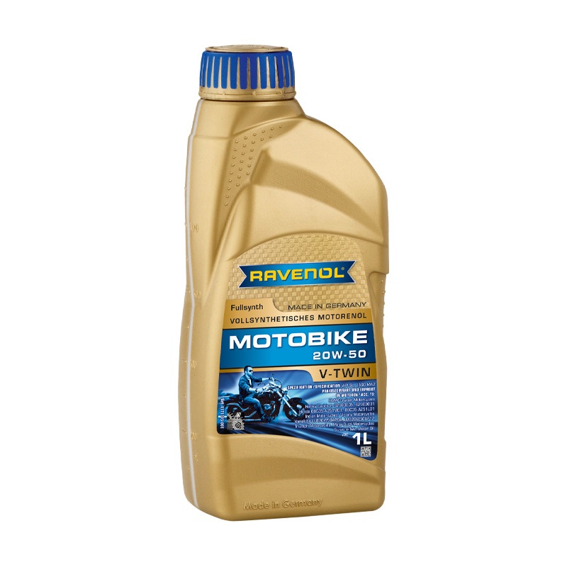 Моторное масло RAVENOL Motobike V-Twin SAE 20W-50 Fullsynth (1л) фото 1