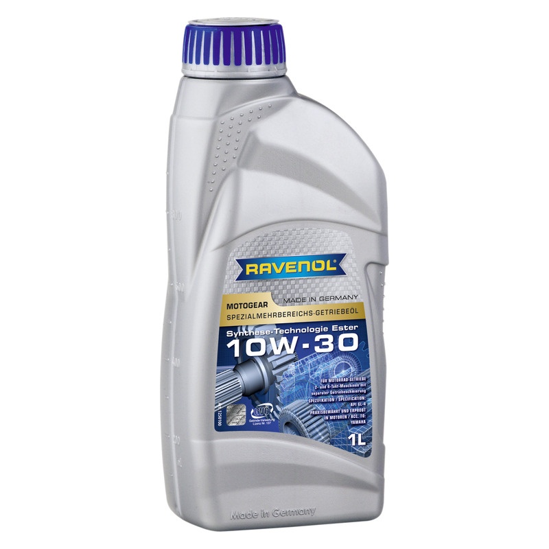 Трансмиссионное масло RAVENOL Motogear SAE 10W-30 GL-4 (1л) фото 1
