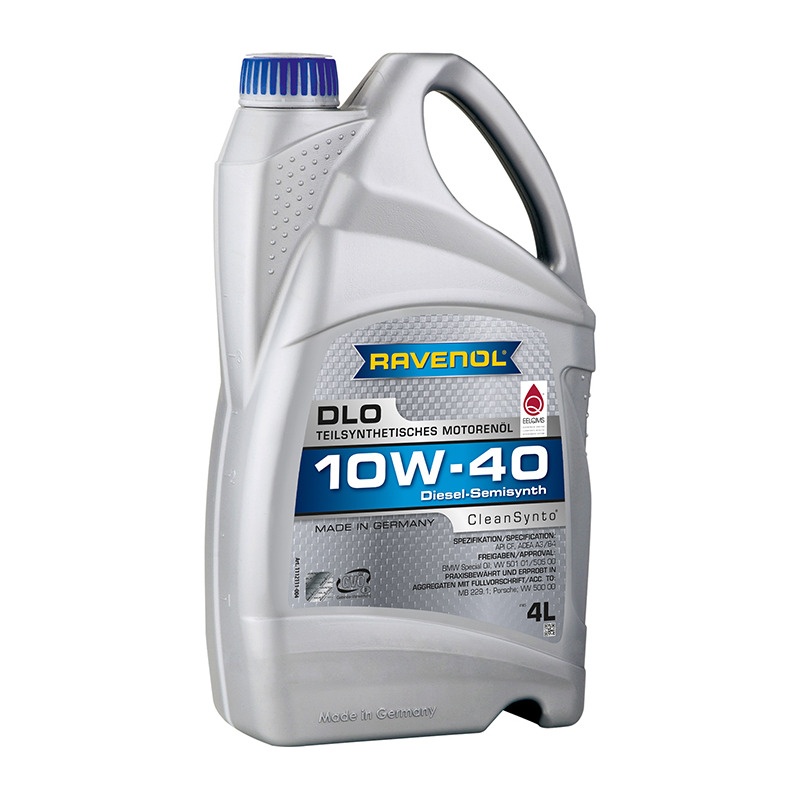Моторное масло RAVENOL DLO SAE 10W-40 (4л) фото 1