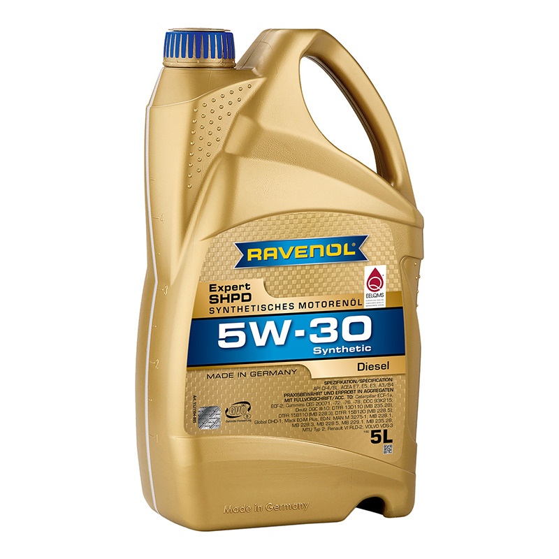 Моторное масло RAVENOL Expert SHPD SAE 5W-30 (5л) фото 1