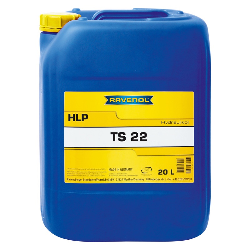 Гидравлическое масло RAVENOL Hydraulikoel TS 22 (HLP) (20л) фото 1