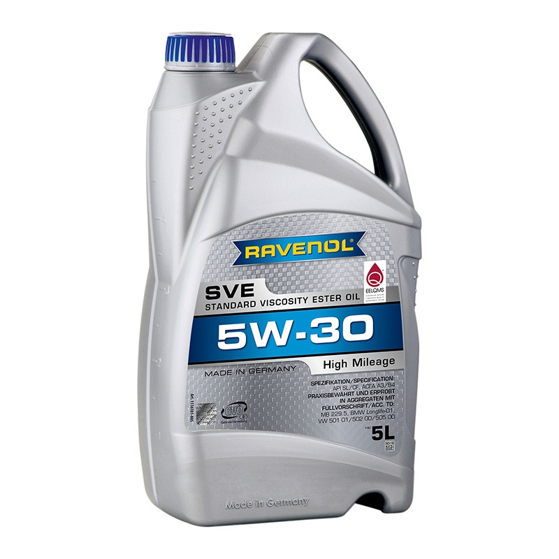 Моторное масло RAVENOL SVE Standard Viscosity Ester Oil SAE 5W-30 (5л) фото 1